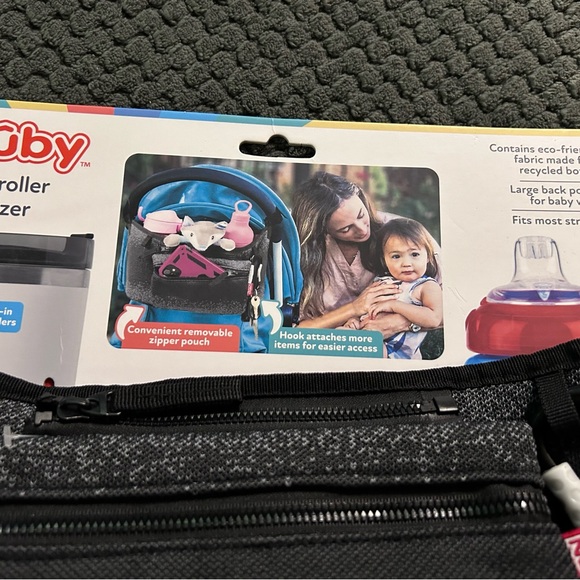 Nuby Eco Stroller Organizer, Black ~ NEW - Picture 2 of 7